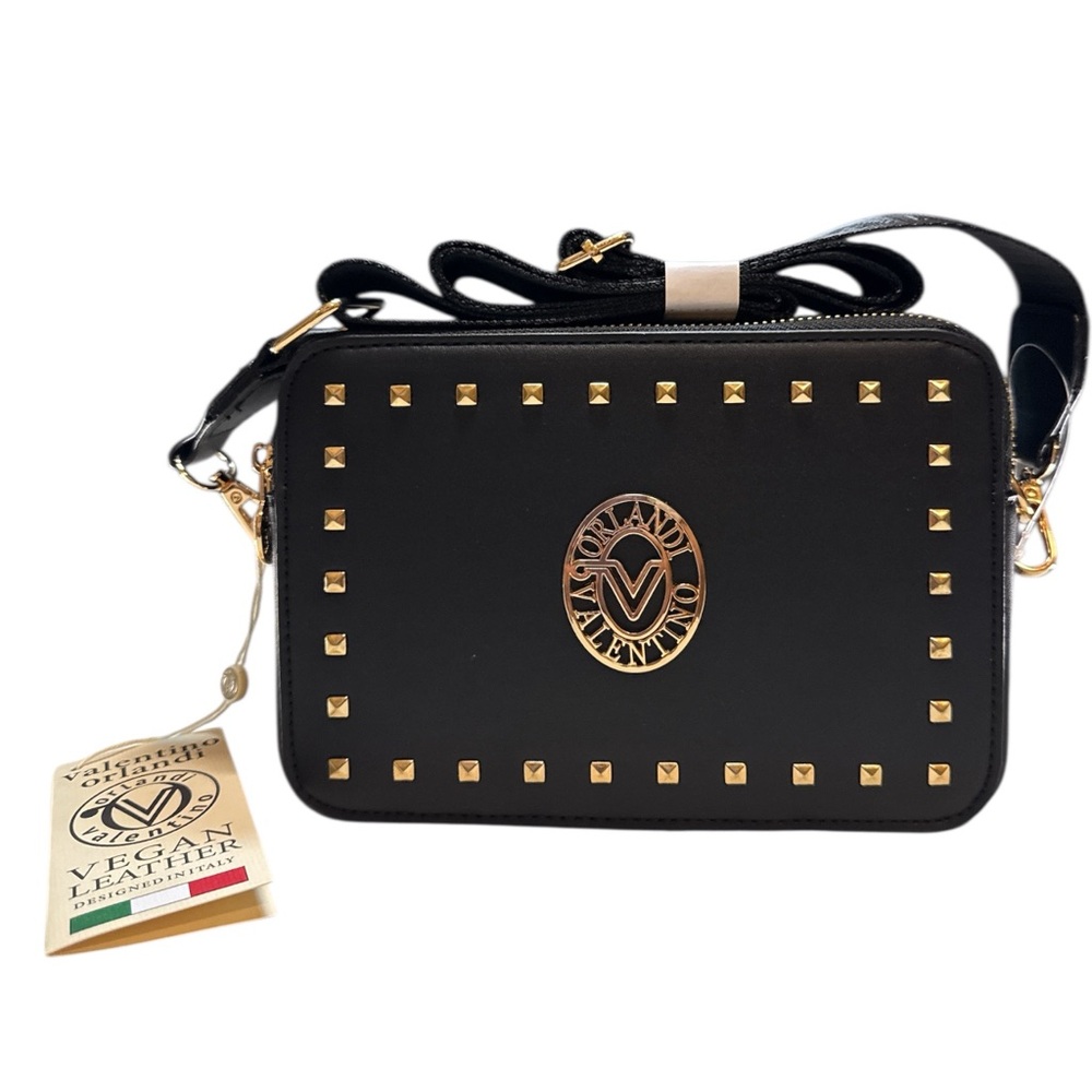Valentino Orlandi Black Crossbody Bag
